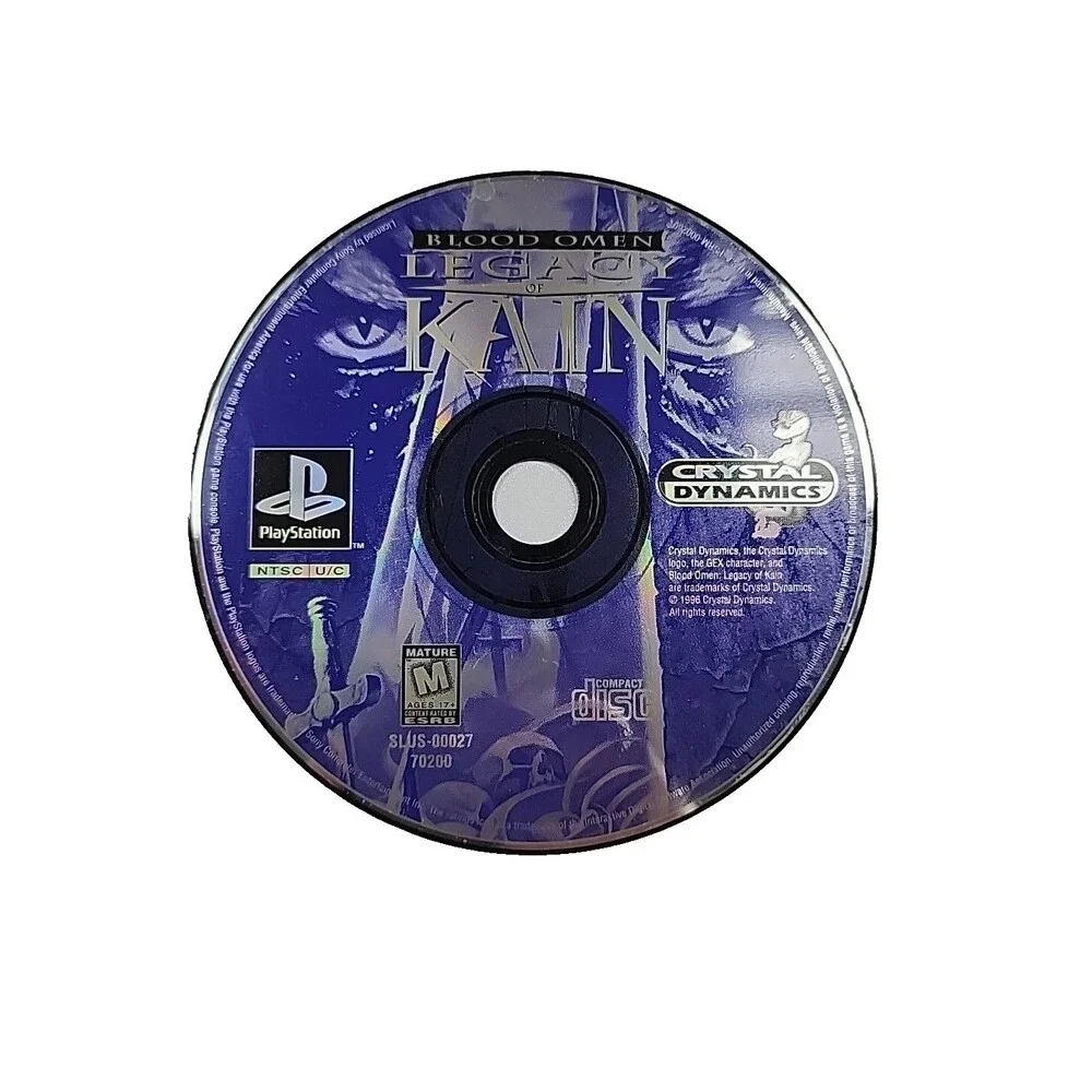 Blood Omen Legacy Of Kain (Sony PlayStation 1 PS1 1996) DISC ONLY